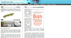 Desktop Screenshot of healthmarvelsdetoxpatch.com
